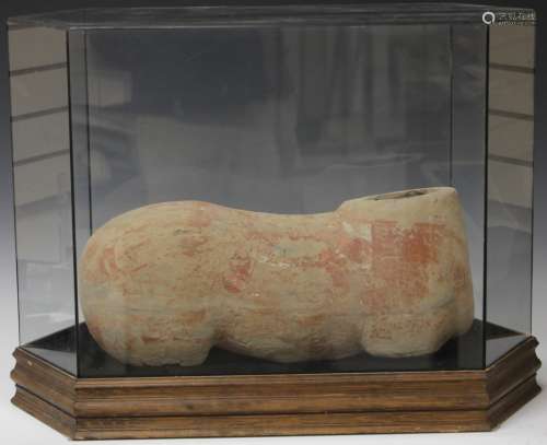 EARLY CHINESE FUNERARY POTTERY BODY OF CAMEL