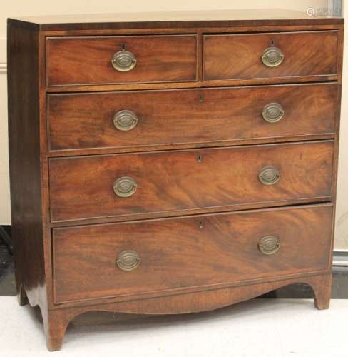 19TH C. GEORGIAN STYLE MAHOGANY DRESSER