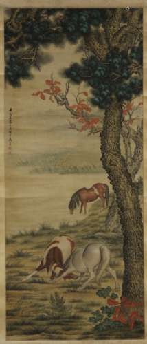 CHINESE REPUBLIC PERIOD SCROLL PAINTING