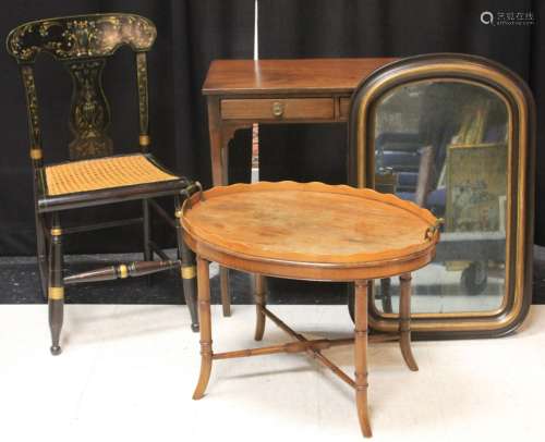 LOT OF (4) 19TH CENTURY FURNITURE PIECES