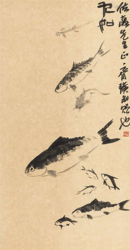 齐白石（1864～1957） 九如图 立轴 水墨纸本