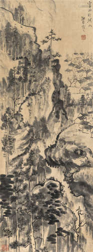 赵望云（1907～1977） 富丽的河山 立轴 水墨纸本