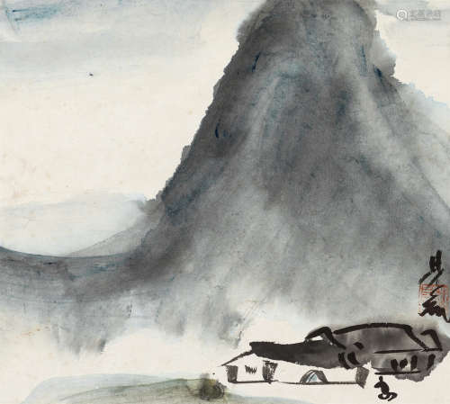 林风眠（1900～1991） 山居图 镜心 设色纸本