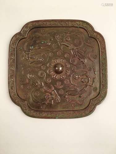 Chinese Tang Bronze Mirror