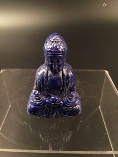 Chinese Lapis Lazuli Buddha