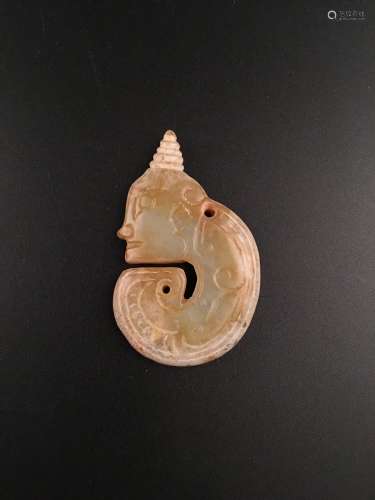 Chinese Han Dynasty Jade Pendant