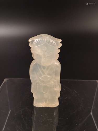 Chinese Ming Agate Child