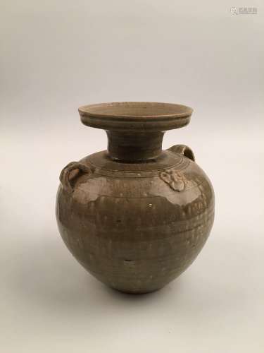 Chinese Celadon Glazed Water Pot