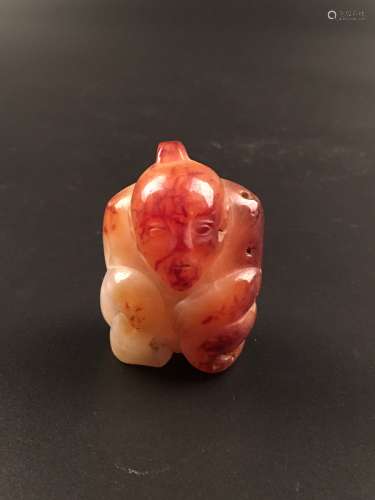 Chinese Old Agate Figure