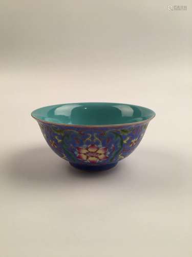 Chinese Qing Famille Rose Porcelain Bowl