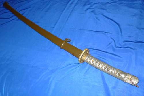 WW2 WWII JAPANESE NCO OFFICERS SWORD WITH MATCHING