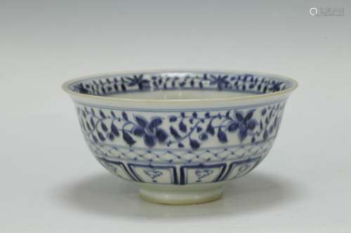 Chinese Blue/White Porcelain Bowl