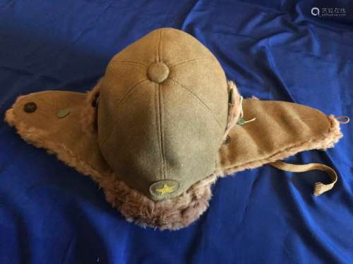 WW2 Japanese cold weather winter cap