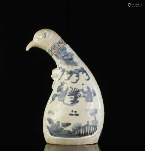 Chinese Blue/White Porcelain Mythical Beast