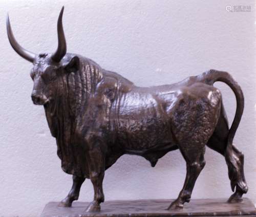 Bronze Bull by J.Glesinger 1858 Date Barbidienne