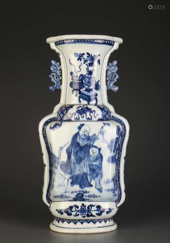 Chinese Blue/White Porcelain Vase