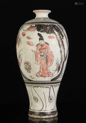 Chinese CiZhou Style Porcelain Vase