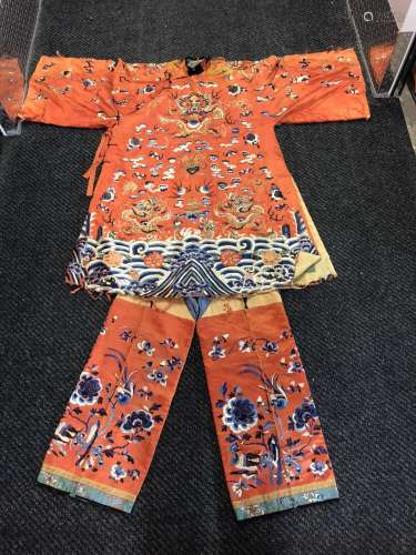 19/20th C. Set of Chinese Performer's Clothes