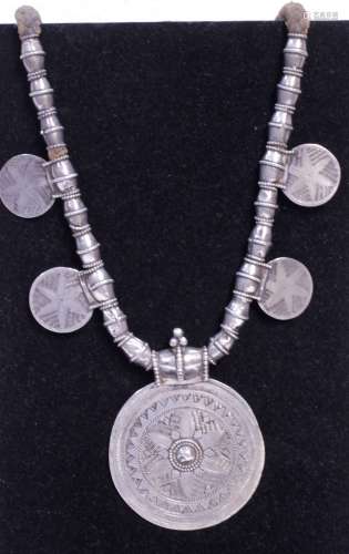 Indian Necklace Silver