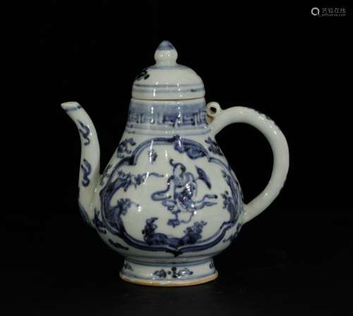 Chinese Blue/White Teapot