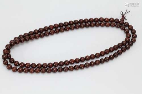 Chinese Xiao Ye Zi Tan Beads Bracelet