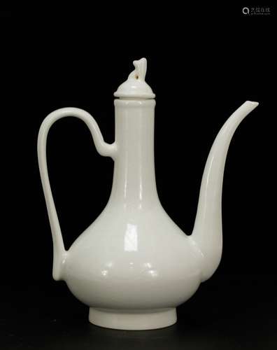 Chinese White Glazed Ewer