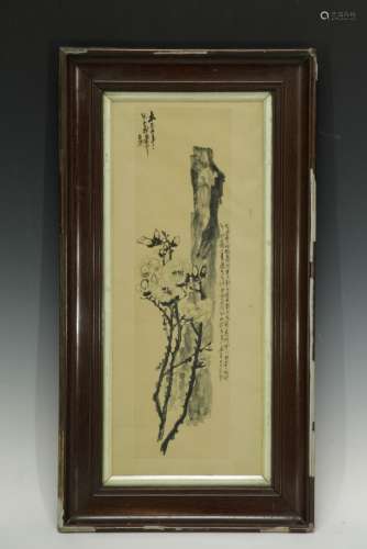 Chinese Ink Landscape Painting, Signed