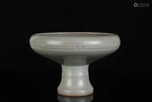 Chinese Long Quan Yao High Foot Stand Cup