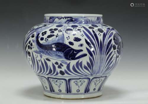 Chinese Blue/White Porcelain Jar