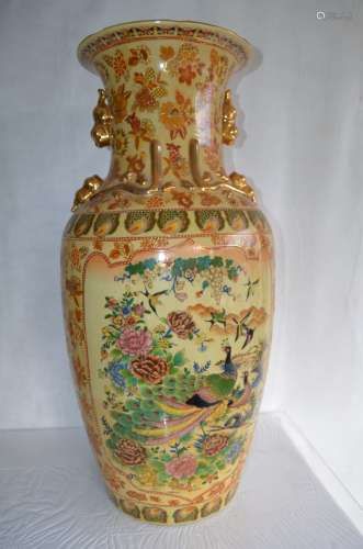 Antique Chinese Famille Rose Vase