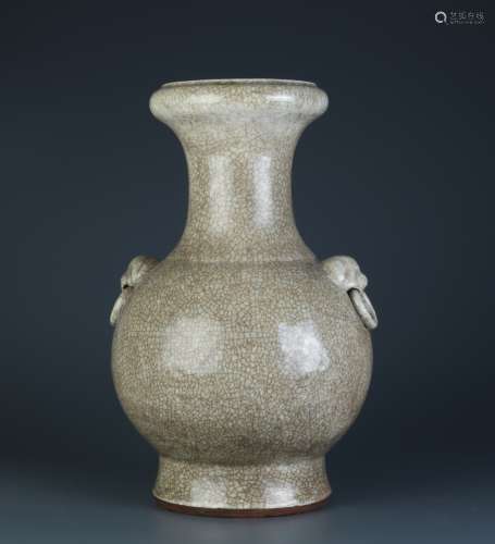 Chinese Porcelain Vase w/ Ears