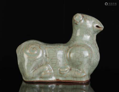 Chinese Long Quan Style Porcelain Sheep
