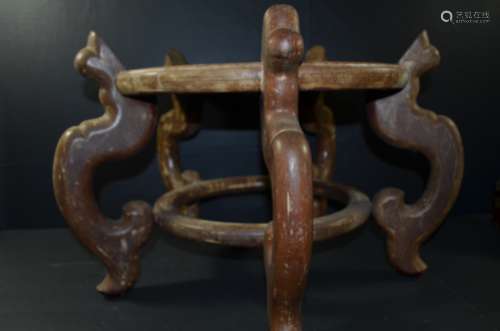 Chinese Antique Wood Stand