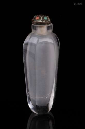 Qing Dynasty Crystal Snuff Bottle