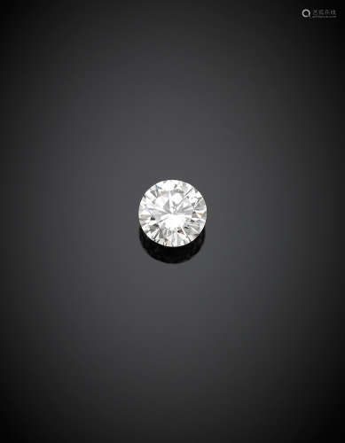 Round brilliant cut ct. 1.44 diamond, G colour, VS1.