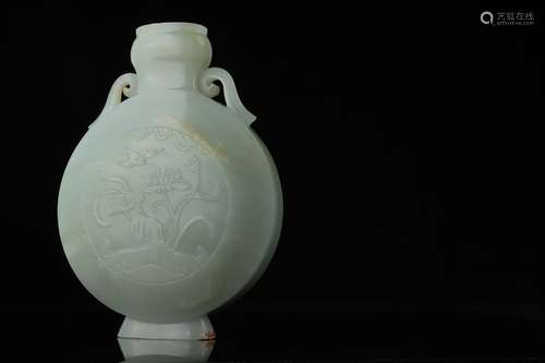 An old Chinese jade vase,