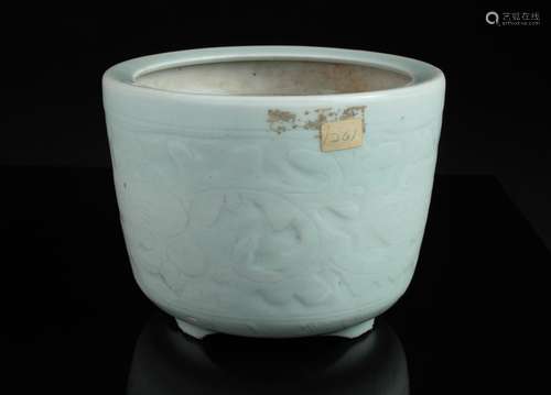 A Chinese celadon glaze censer,