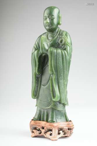 An old Chinese khotan jade Buddha,