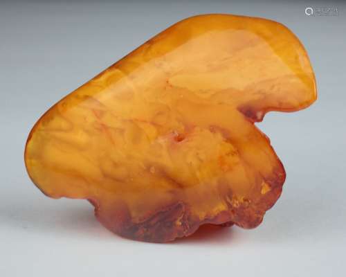 A good large butterscotch amber specimen,