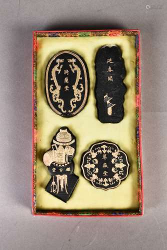A COLLECTION OF JIAQING PERIOD INK STICKS