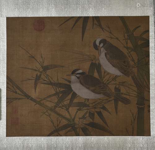 CHEN RONG, BIRDS ON BAMBOO