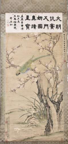 CHOU YING (STYLE OF, 1494-1552), FLOWER
