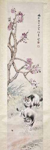 WU BONIAN (1840-1896), TWO CATS