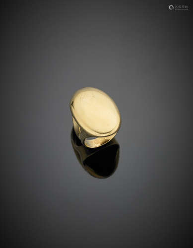MINASYellow gold band ring, g 18.20 size 14/54.