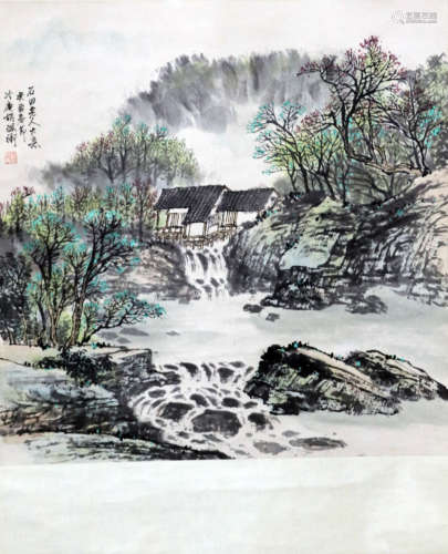 胡佩衡款《山水》