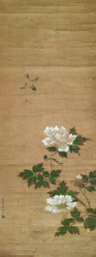 恽冰 约1771-约1823 花鸟 纸本立轴