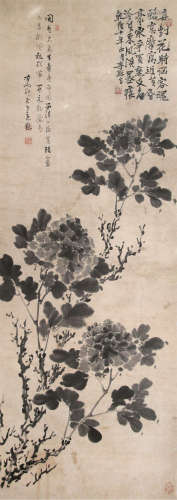 李鱓 1686-1762 花卉 纸本立轴
