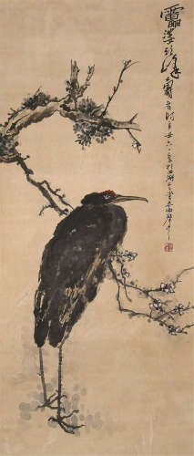 潘天寿 1897-1971 鹰 纸本立轴