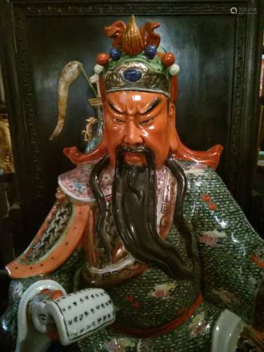 Huge Fine Chinese Powerful Cloisonne Sculpture