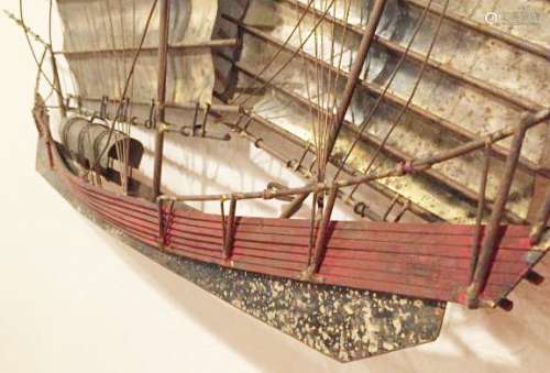 Chinese Ship Sculpture
